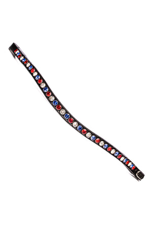 Browband Fame Classic Red/White/Blue