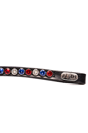 Browband Fame Classic Red/White/Blue