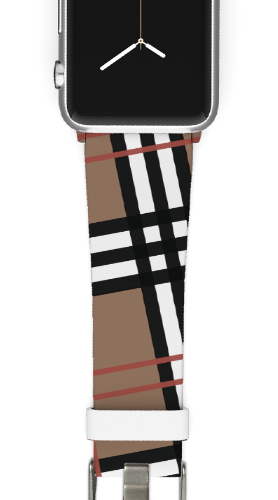 C4 Apple Watch Band (Khaki Plaid)