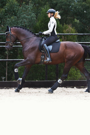 Judi Manche | Browband Famous Odessa Double Crystal AB - horses gallop