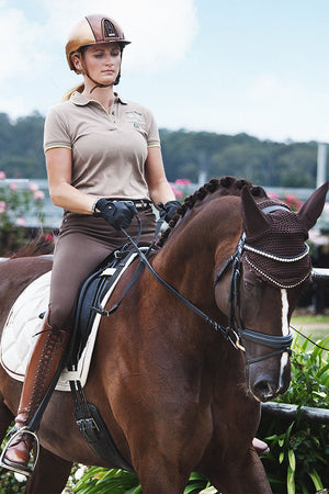 Judi Manche | Browband Famous Classic Colorado Gold | Equestrian browband