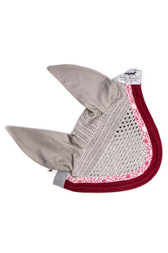 Marta Morgan Fly Ears (Grey with a Pink Floral and Bordeaux Trim)