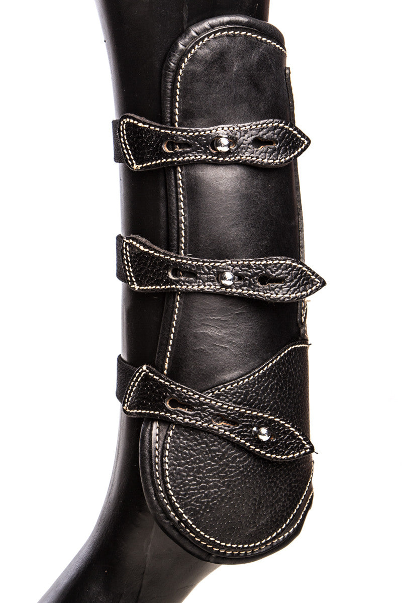 Leather sales horse boots