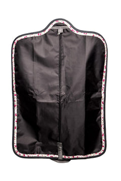 Marta Morgan Jacket Bag (Grey with Pink Floral Trim)