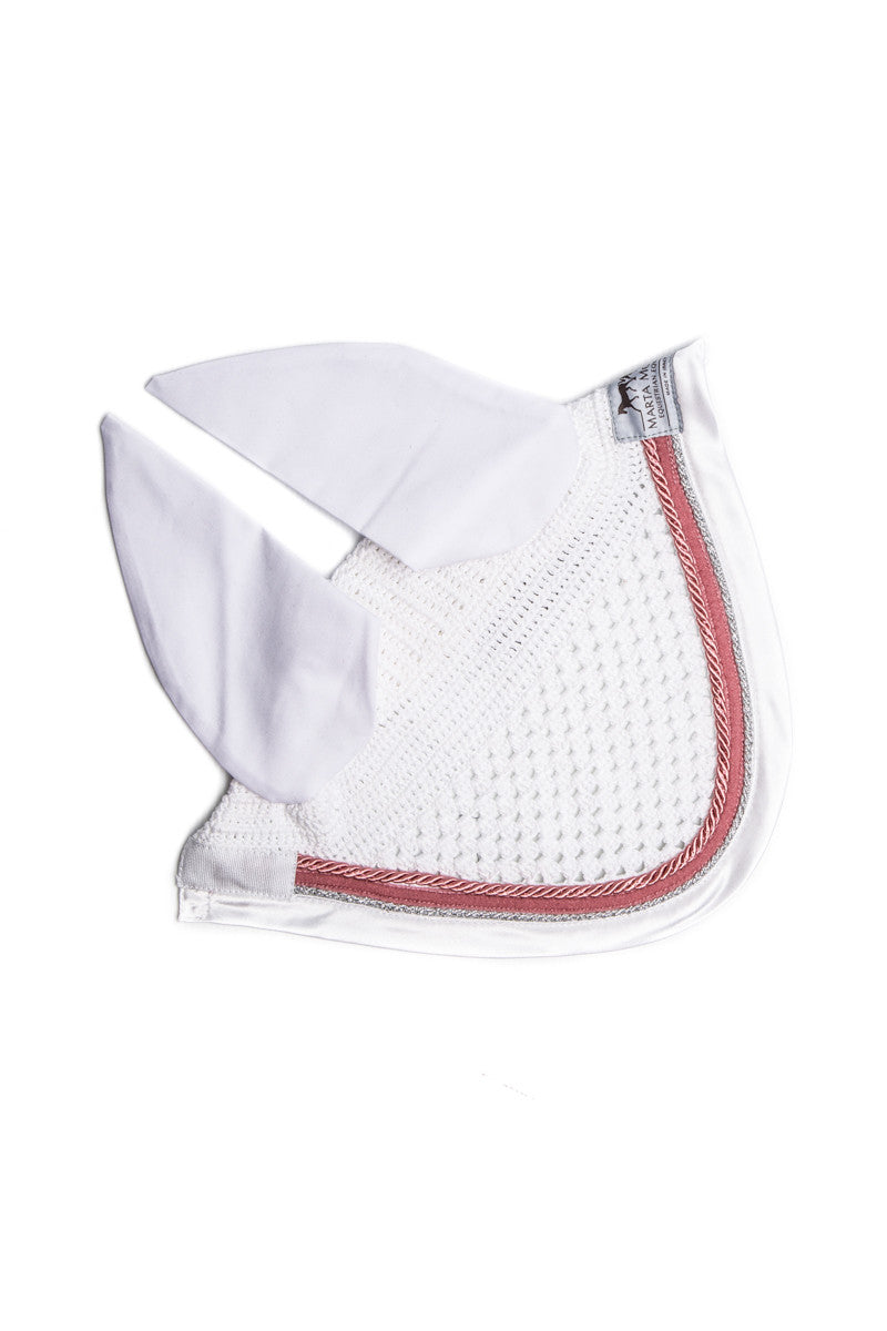 Marta Morgan Fly Ears (White with a Pink and Silver Trim) - Faded/Marked