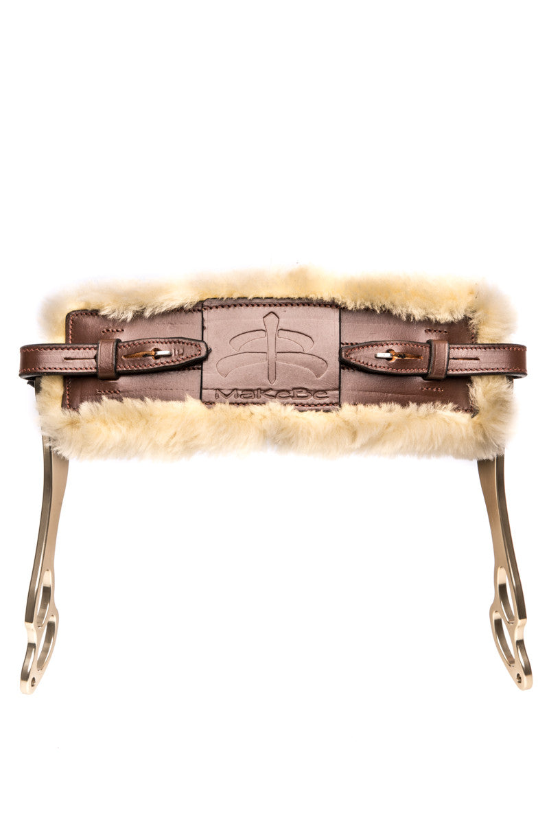 Wave Hackamore Leather (Brown/Sheepskin)