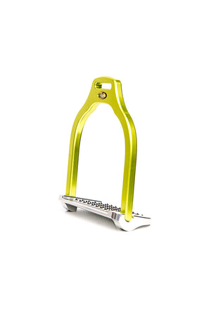 Steffa Wave Jump Stirrup (Lime)