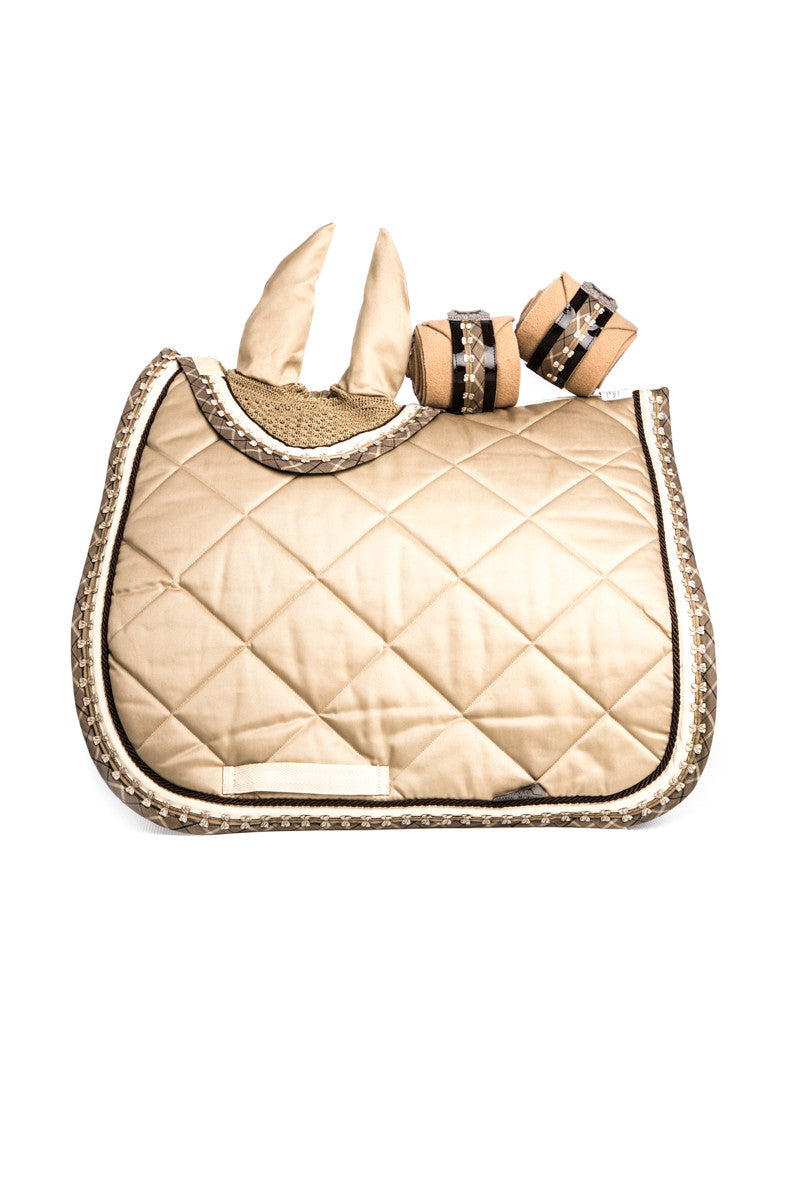 Marta Morgan Fly Ears (Beige with a Beige bow trim)