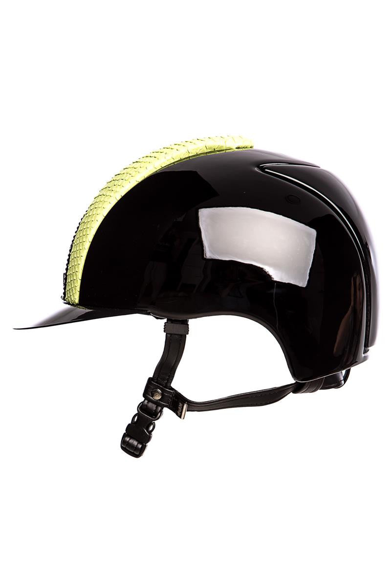 Cromo Python Helmet Swarovski Crystal (Lime/Black)
