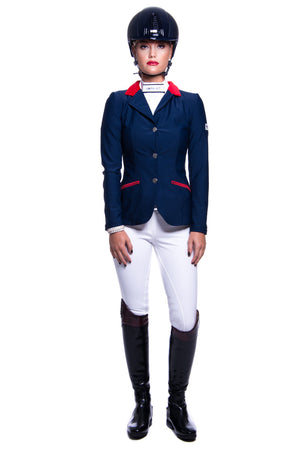 J-Evelyn Competition Jacket (Blue/Red)