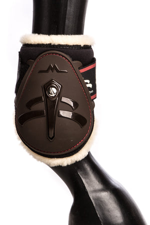Temple Fetlock Boots Young Horse Hind (Brown/Sheepskin)