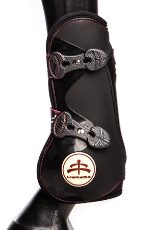 Temple Front Tendon Boots (Black Carbon Look)