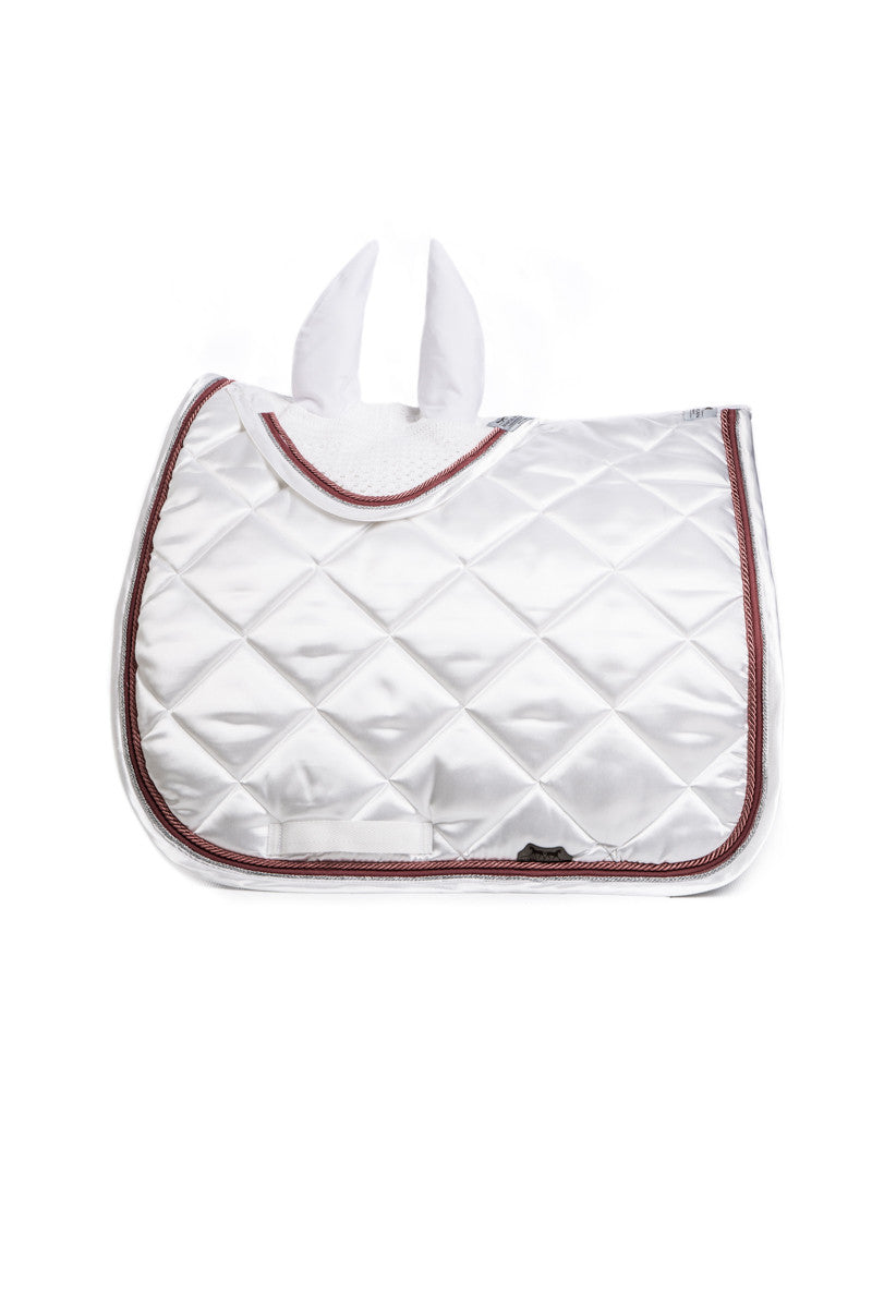 Marta Morgan Fly Ears (White with a Pink and Silver Trim) - Faded/Marked