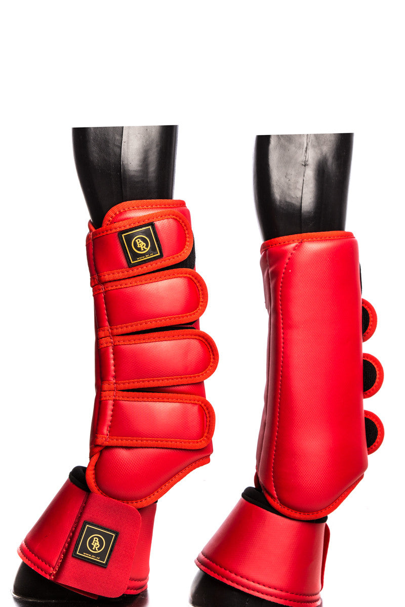 Red tendon boots top