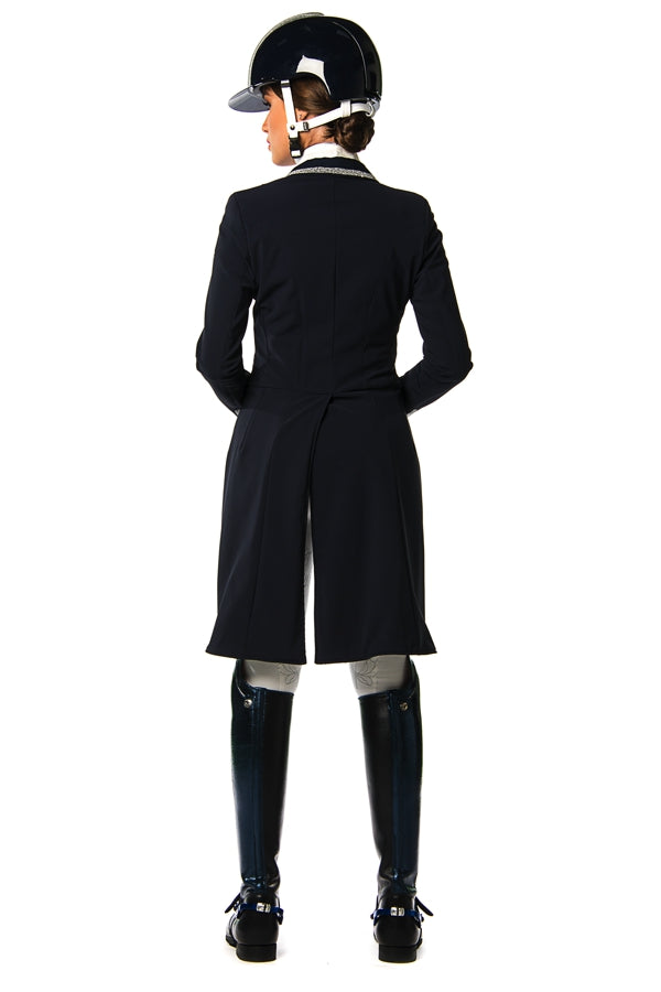 D - Grace Frac Competition Jacket (Navy Blue with Swarovski Trim Jacket)