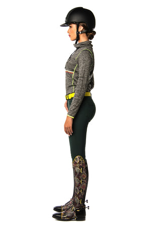 Onira Silicone Grip Seat Breeches (Green Woods)