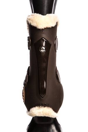 Temple Front Tendon Boots (Brown/Sheepskin)