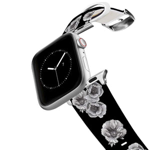 Apple Watch Band (Decidedly Equestrian - Peony Black)