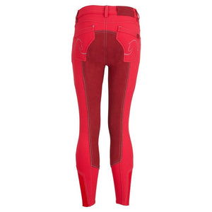 BR Junior - Marley Full Seat Breeches (Red)