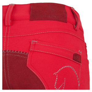 BR Junior - Marley Full Seat Breeches (Red)