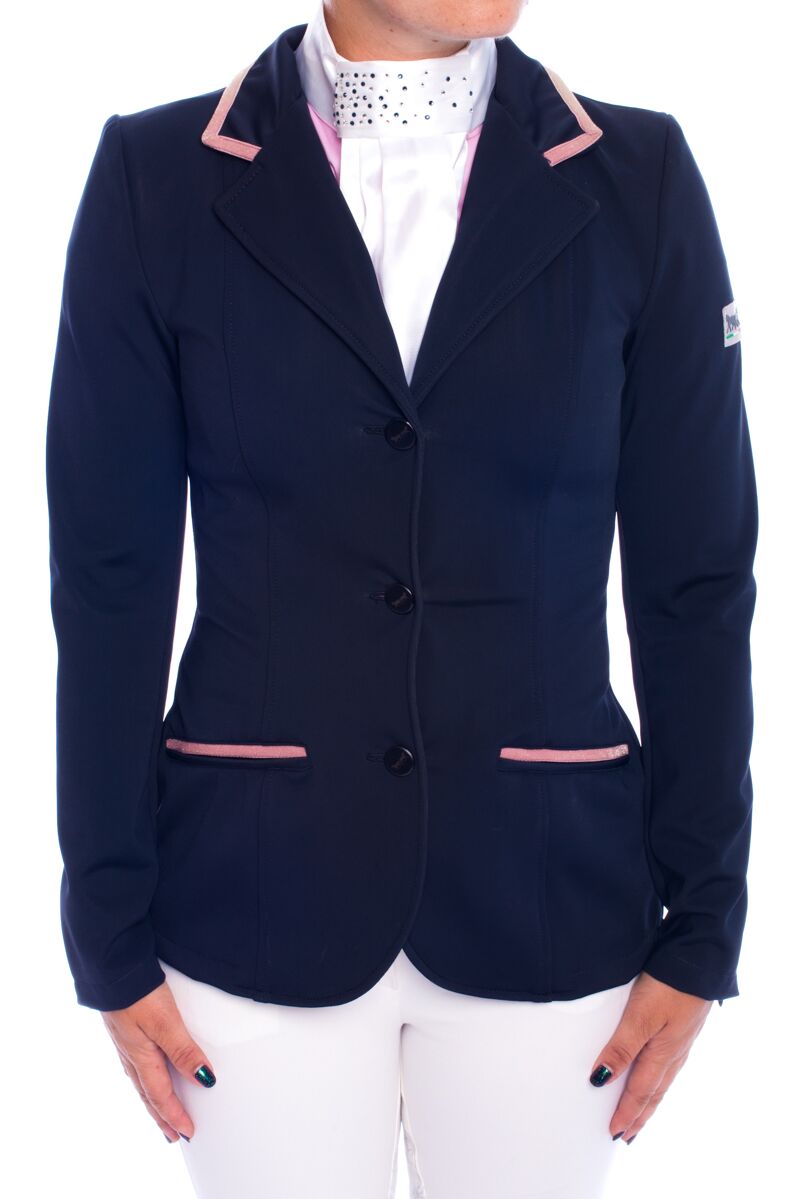 J-Evelyn Competition Jacket (Black/Pink) Faded/Marked riderxoxo