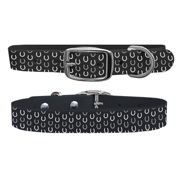 C4 Dog Collar (Black Horseshoes)