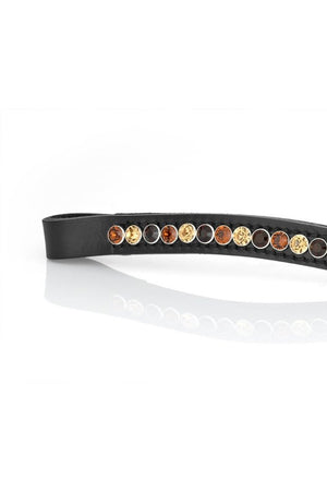 Judi Manche | Browband Famous Classic Tricolore Brown | Swarovski tricolore brown