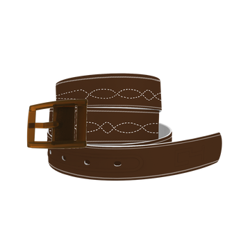 C4 Belt (Brown Stitches)