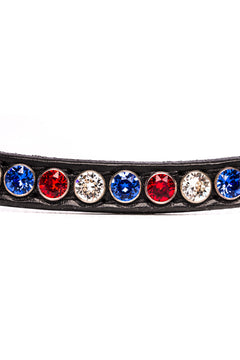 Browband Fame Classic Red/White/Blue