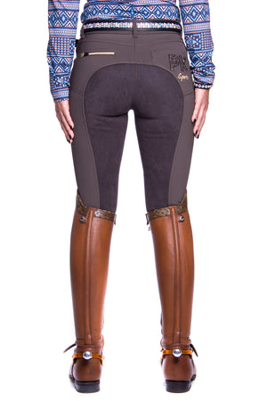 Pk Junior - Goldy Full Seat Breeches (Saddle Brown)