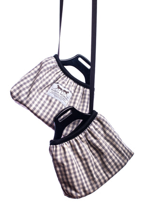 Marta Morgan Stirrup Covers (Grey Check)