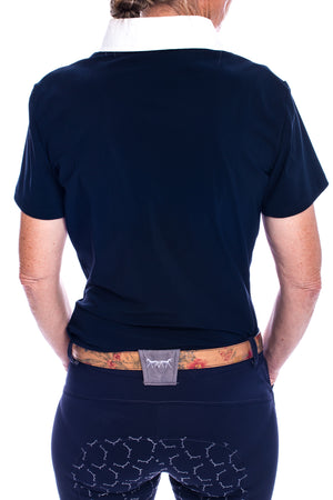 Lucy Polo Shirt (Navy Blue)