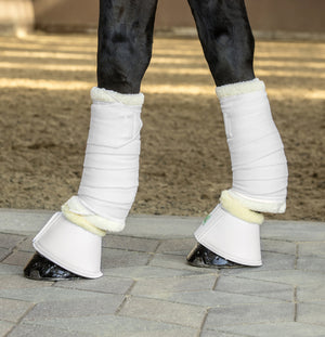 Bandage Pads with Faux Sheepskin Trim