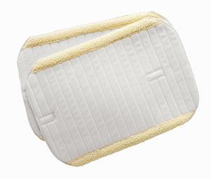 Bandage Pads with Faux Sheepskin Trim