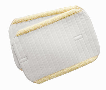 Bandage Pads with Faux Sheepskin Trim