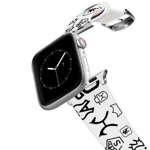 C4 Apple Watch Band (Warmblood Brands White)