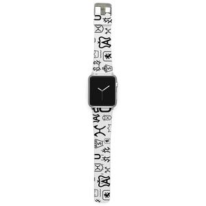 C4 Apple Watch Band (Warmblood Brands White)
