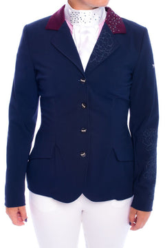 J-Margot Peony Competition Jacket (Navy/Bordeaux)